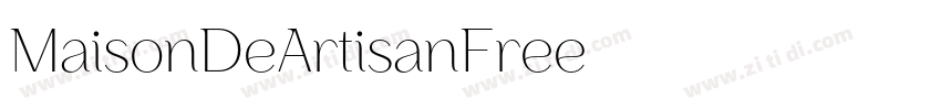 MaisonDeArtisanFree 字体转换